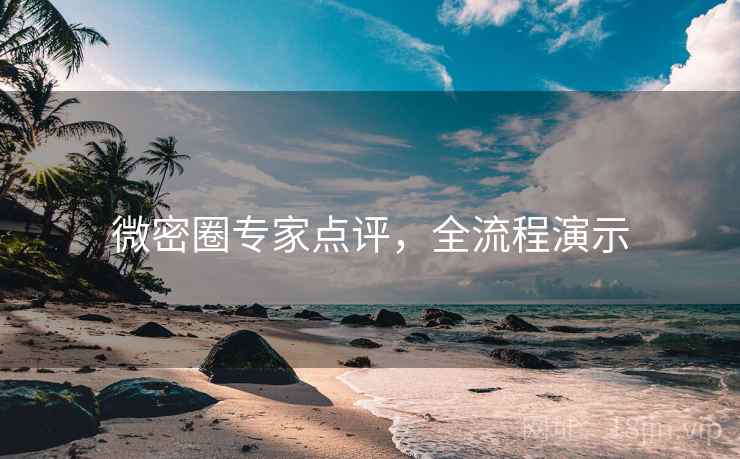 微密圈专家点评,全流程演示